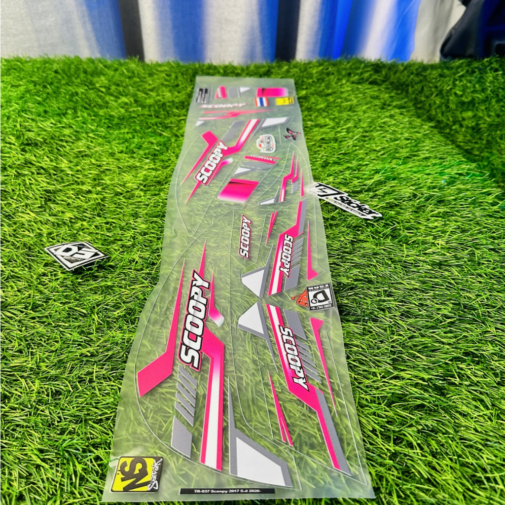 Scoopy UV Transparent Sticker Striping 2017 to 2020 (TR-037) List of ...