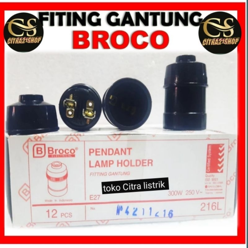 Broco Hanging Fittings/Light Fittings/Hanging Fittings Shopee Malaysia