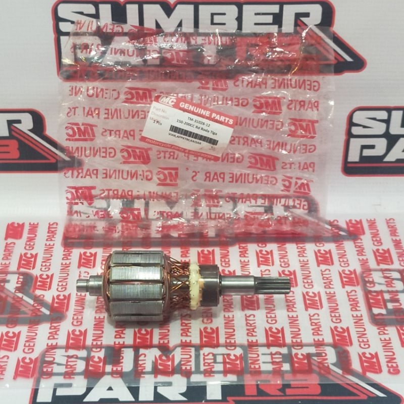 Armature Dynamo stater appktm rotor Dynamo 9T 12mm - Tricycle ...