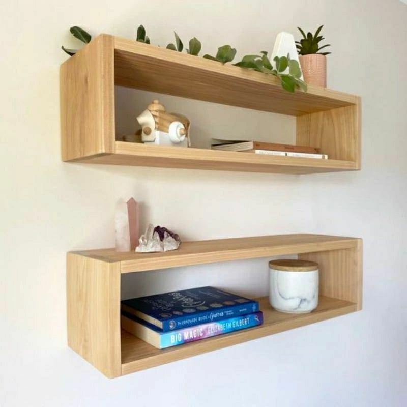 Wall Shelf Rectangle Box ukran p40xT 15 xL 10cm | Shopee Malaysia