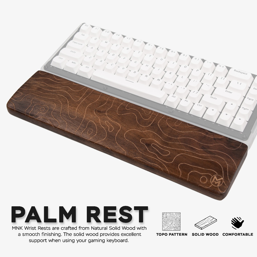 KAYU Mynk Wooden Palm Rest/Wooden Wrist Rest/Keyboard Wrist Pad Shopee Malaysia