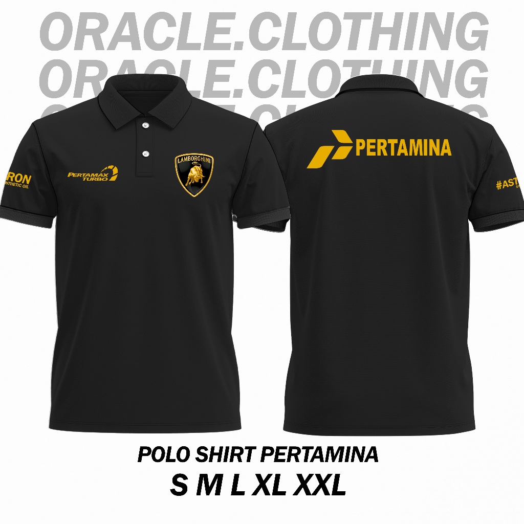 Pertamina Lamborghini Polo Shirt/Pertamina Business Collar Shirt ...