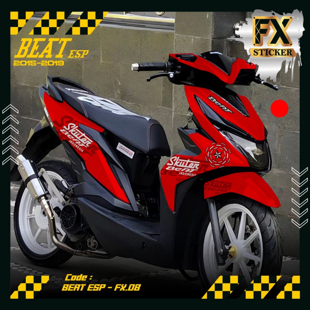 Decal Sticker Honda Beat Street Esp 2016 2017 2018 2019 Fullbody
