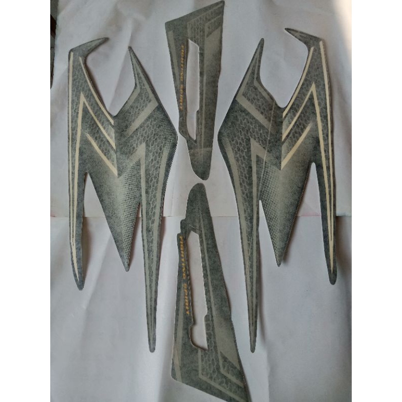 HITAM Striping list Of Black RX king 2004 Lamination Stickers | Shopee ...