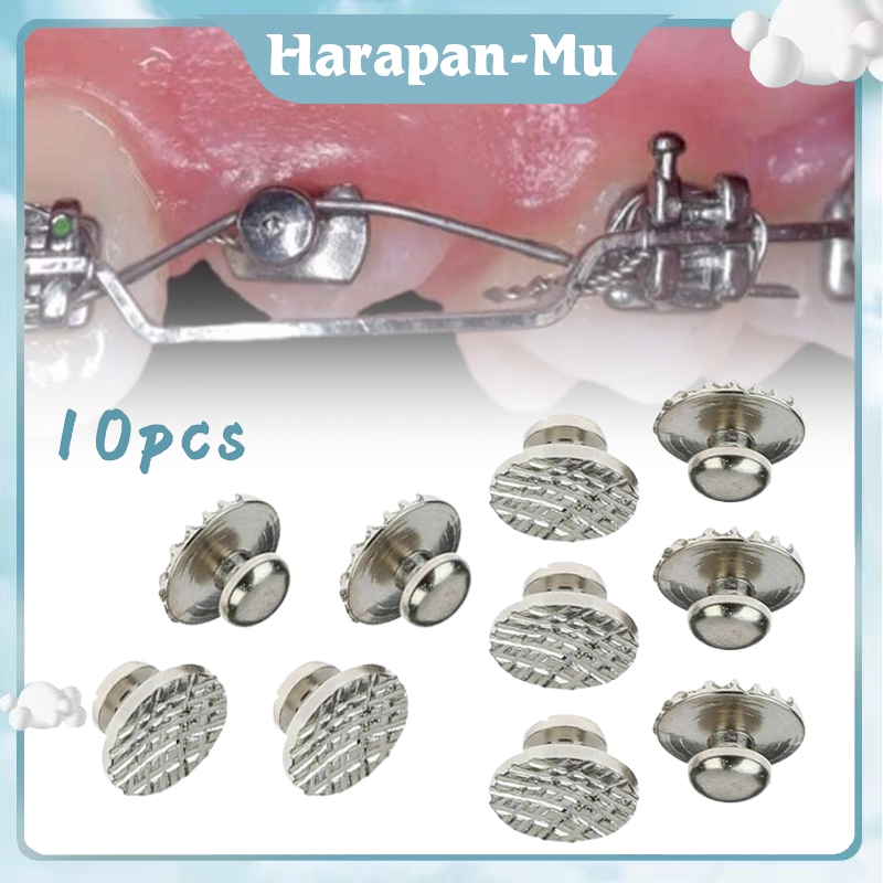 TOMBOL Lingual Button Ortho Dental Lingual Button Button Orthodontic Language Button Bottom