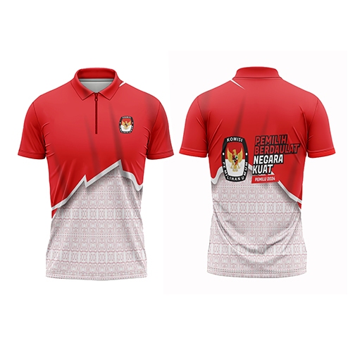 KEMEJA Polo Shirt Shirt KPU BAWASLU Election 2024 Latest Custom ...