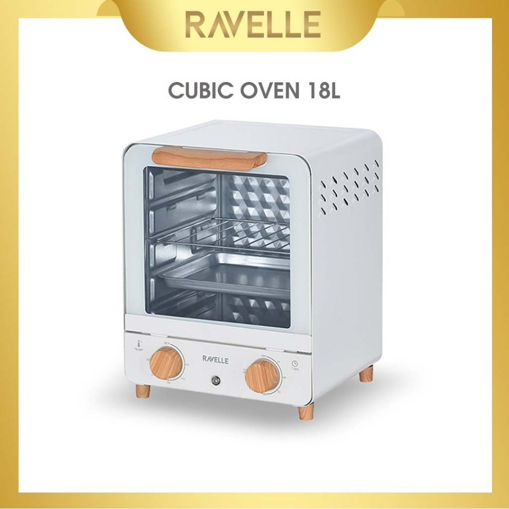 Ravelle Cubic Low Watt Electric Oven 18L Aesthetic Electric Oven Shopee Malaysia