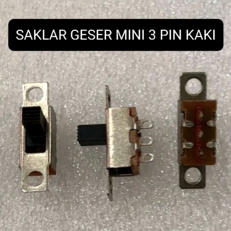 Mini ON OFF 3 Pin Small Foot Slide Switch | Shopee Malaysia