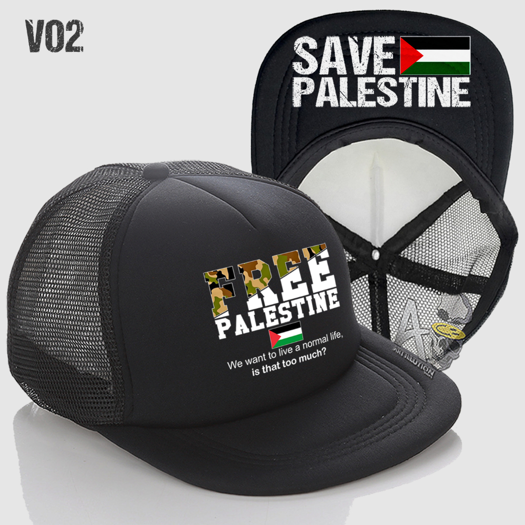 Free Palestine We want To Live A Normal l Hat Snapback Trucker Hat