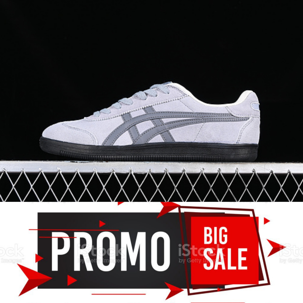 Onitsuka tiger ORIGINAL TOKUTEN triple Gray // free paperbag | Shopee ...