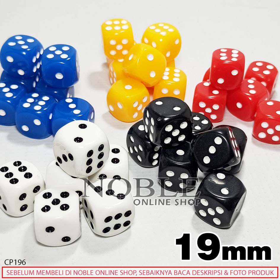 Dice 19mm Dice Color Complementary Color Pawn Games Card Game Monopoly ...