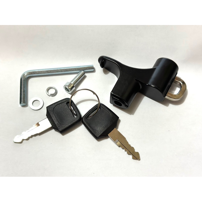 GANTUNGAN [Z272] Helmet Padlock 2 functions Anti-Theft Security Plus ...