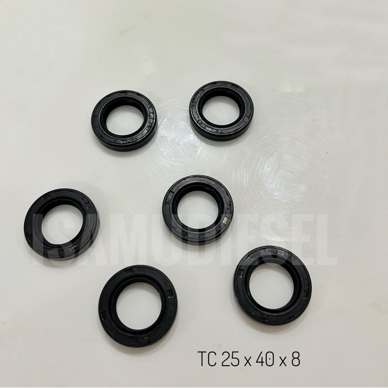 40mm O Ring EAI Oil Seal 25mm X 40mm X 8mm (2 PCS) TC Double Lip South 8mm Axle - Foto 9