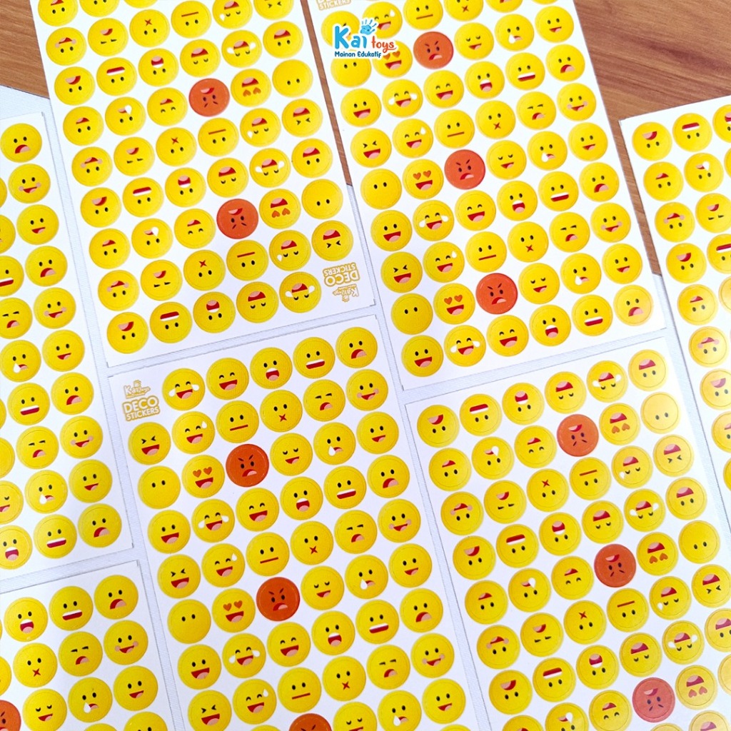 Emoji Sticker/Reward Sticker Emoticon Yellow Smile Smiley Sad Face