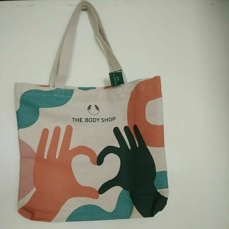 The BODY SHOP The Art Of Motherhood Eco Tote Bag Shopee Malaysia