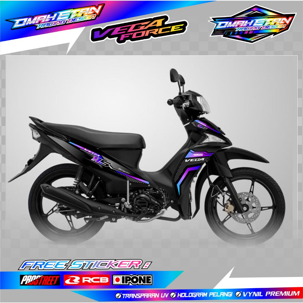 Yamaha VEGA FORCE Variation STRIPING YAMAHA VEGA FORCE Motorcycle LIST STICKER Shopee Malaysia