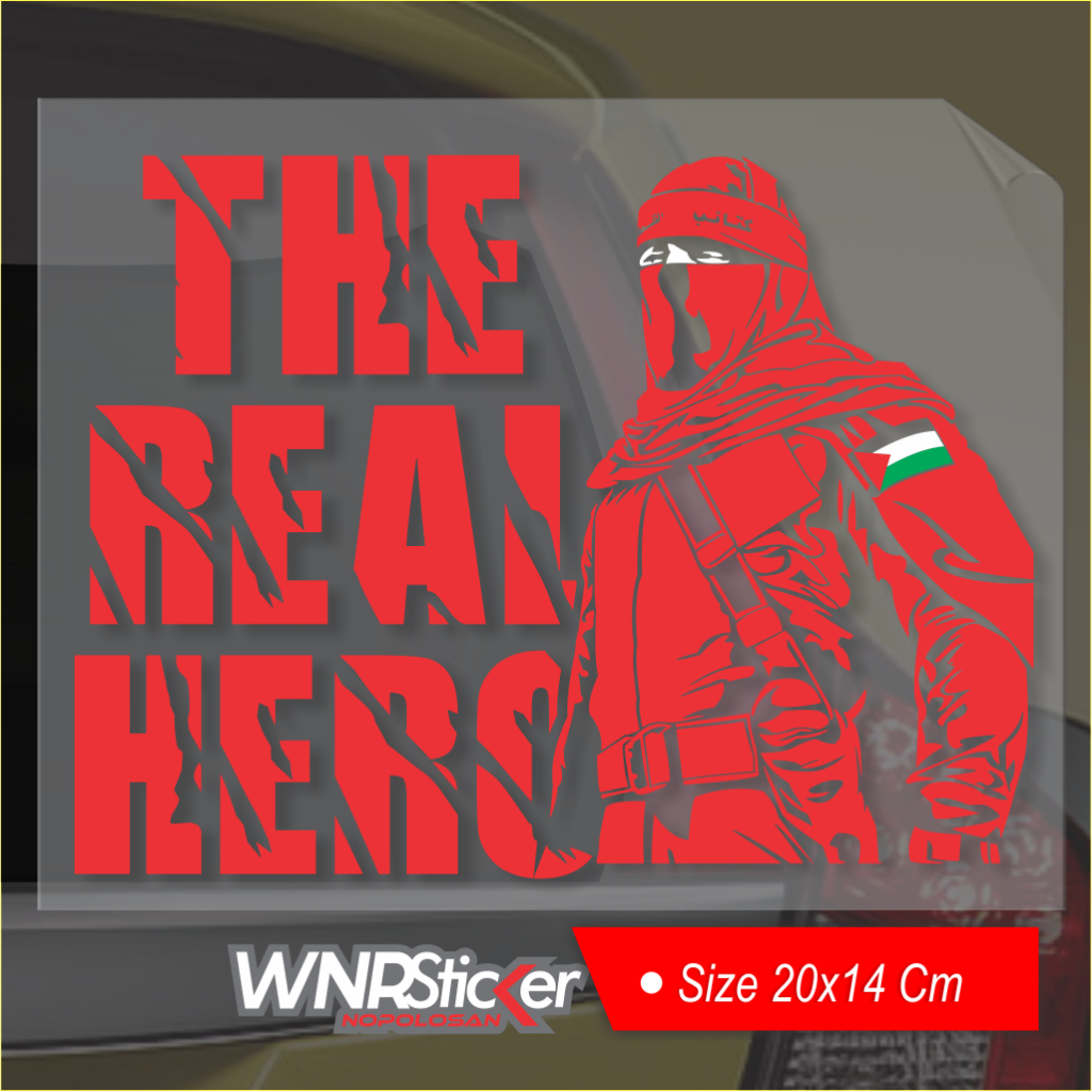 Free Palestine Car Body Glass Variation Sticker The Real Hero Shopee
