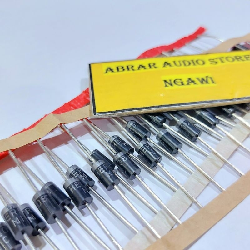 HER508 DC COMPONENTS - Diodo: Raddrizzatore | THT; 1kV; 5A; Ammo - Foto 12