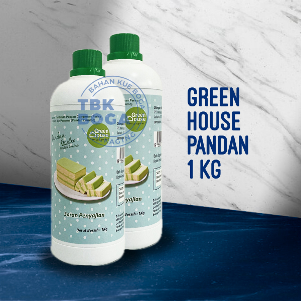 Green House Emulco 1kg Liter Pandan Flavor Paste | Shopee Malaysia