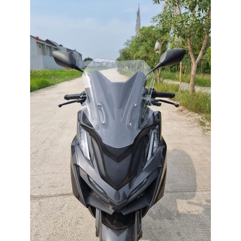 New Vario 160cc Windshield Frame. Full set cover + Visor, Latest AWS ...