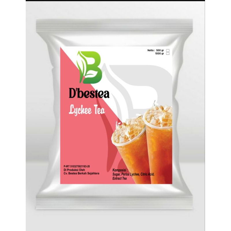 Lychee Tea Flavored Drink Powder 1 Kg Powder Drink | Shopee Malaysia