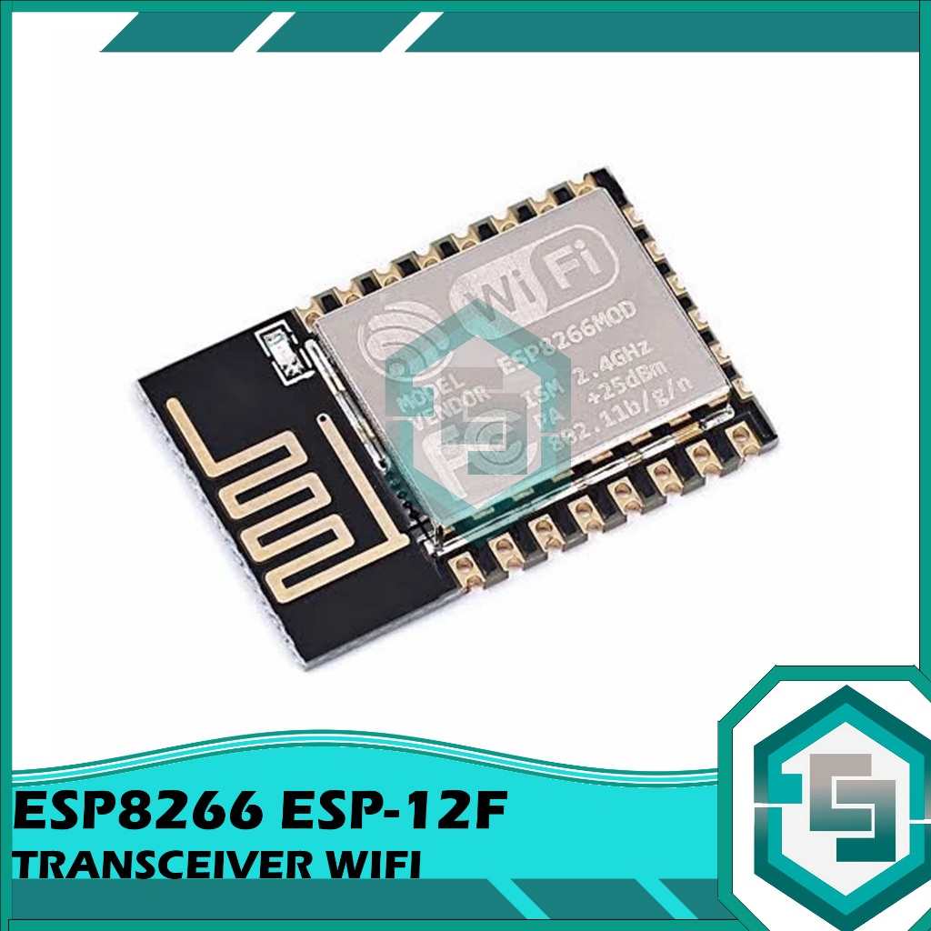 Esp8266 ESP-12F ESP12F ESP-12 ESP12SERIAL TRANSCEIVER WIFI | Shopee ...