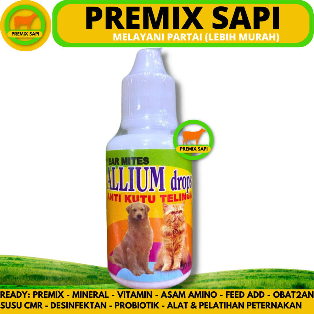 Allium DROPS 30ML Anti Flea Ear Mites Ear DROPS Shopee Malaysia