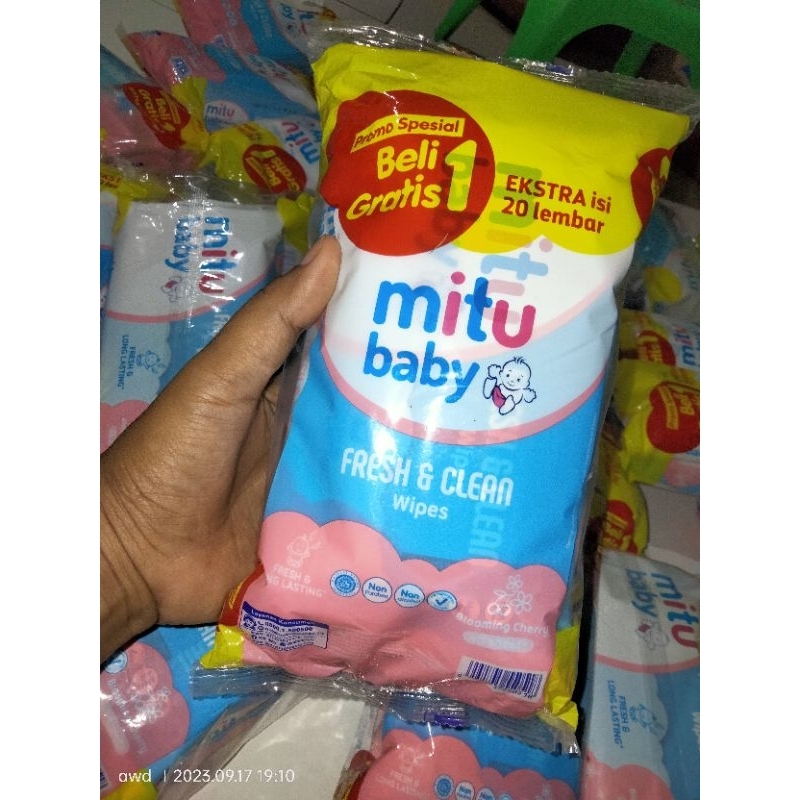Mitu Baby Wet Wipes Buy 1 Free 1/50'sx2 | Shopee Malaysia