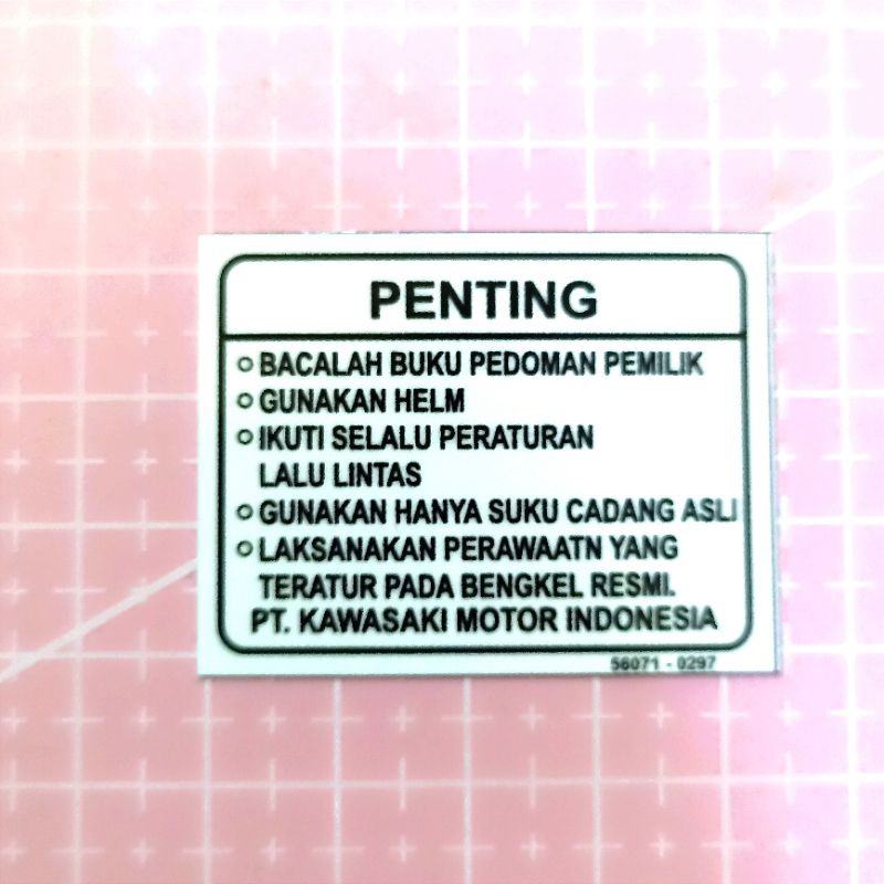 Tank Attention Important Sticker | Shopee Malaysia