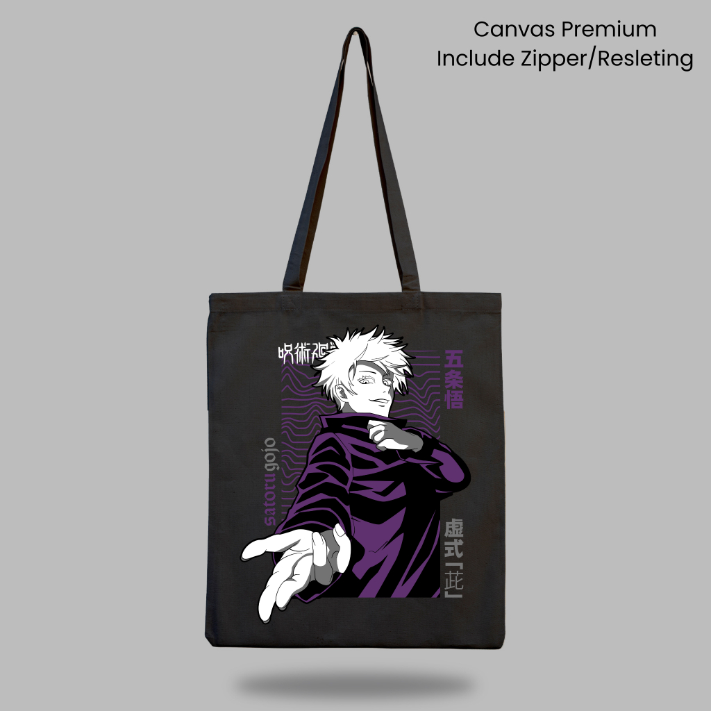 Tote BAG JUJUTSU KAISEN ANIME GOJO SATORU SUKUNA ITADORI TOJI MEGUMI ...