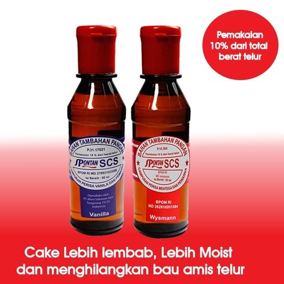 Sponge Cake Softener SCS Cake Softener, Martabak & Cake 60ml Shopee