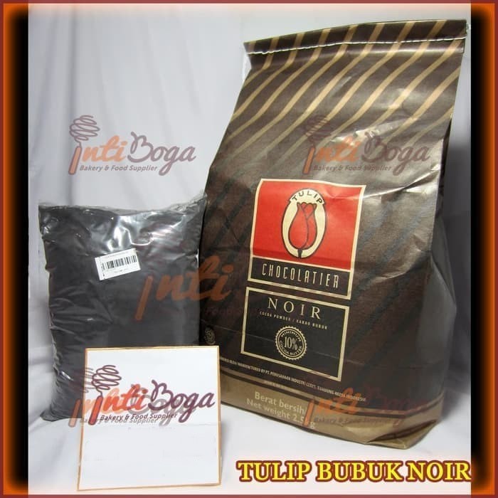 HITAM Black TULIP NOIR CHOCOLATE POWDER 100gr (BLACK COCOA POWDER ...