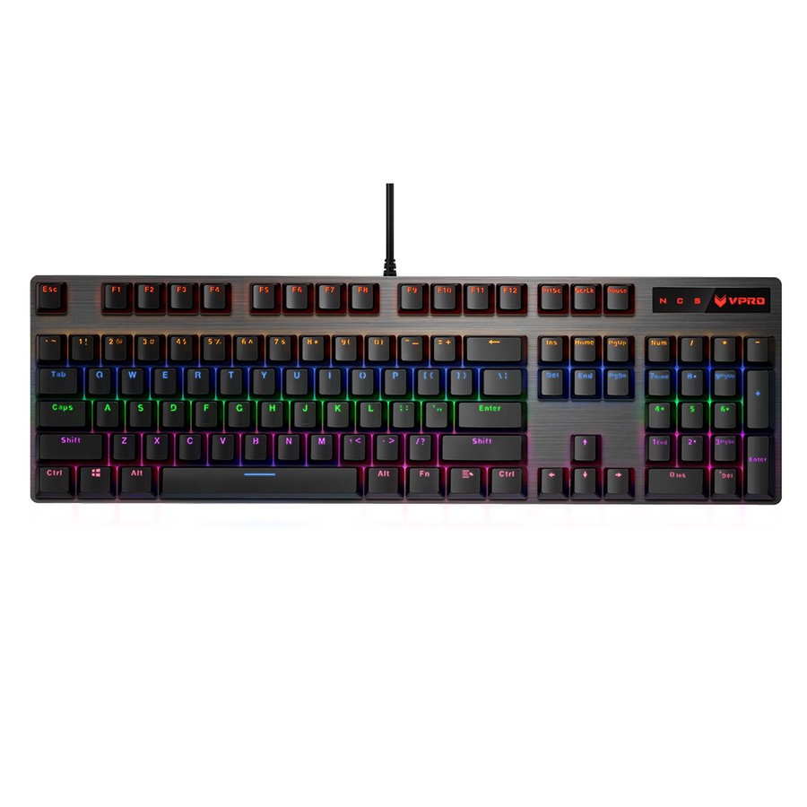 Rapoo V500 Pro Backlit Mechanical Gaming Keyboard Blue Switch | Shopee ...