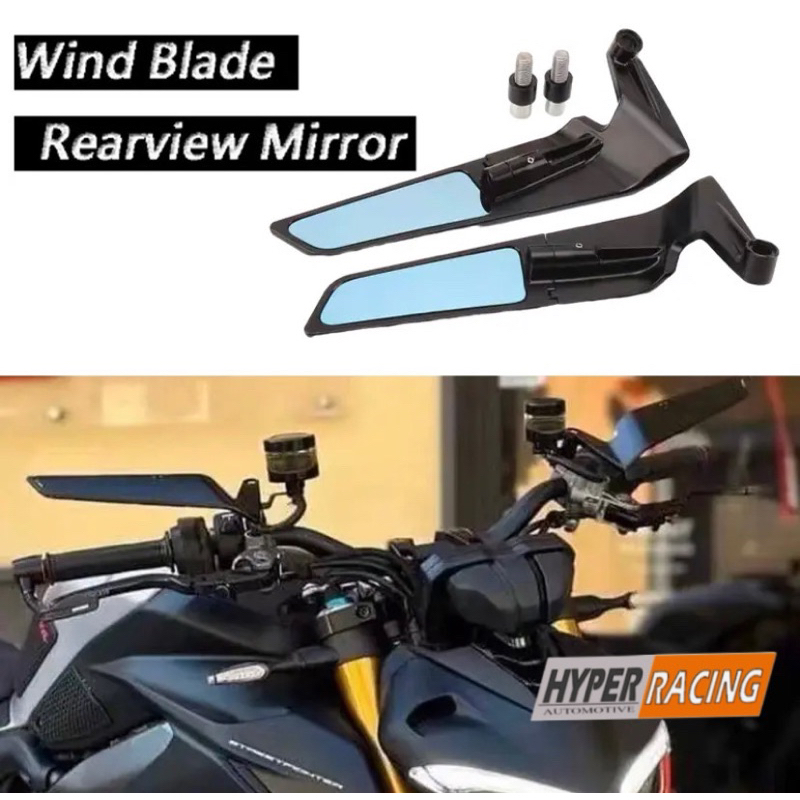 Winglet REAR MIRROR MIRROR MODEL F22 R ZX25R NMAX PCX AEROX NINJA 250Fi ...