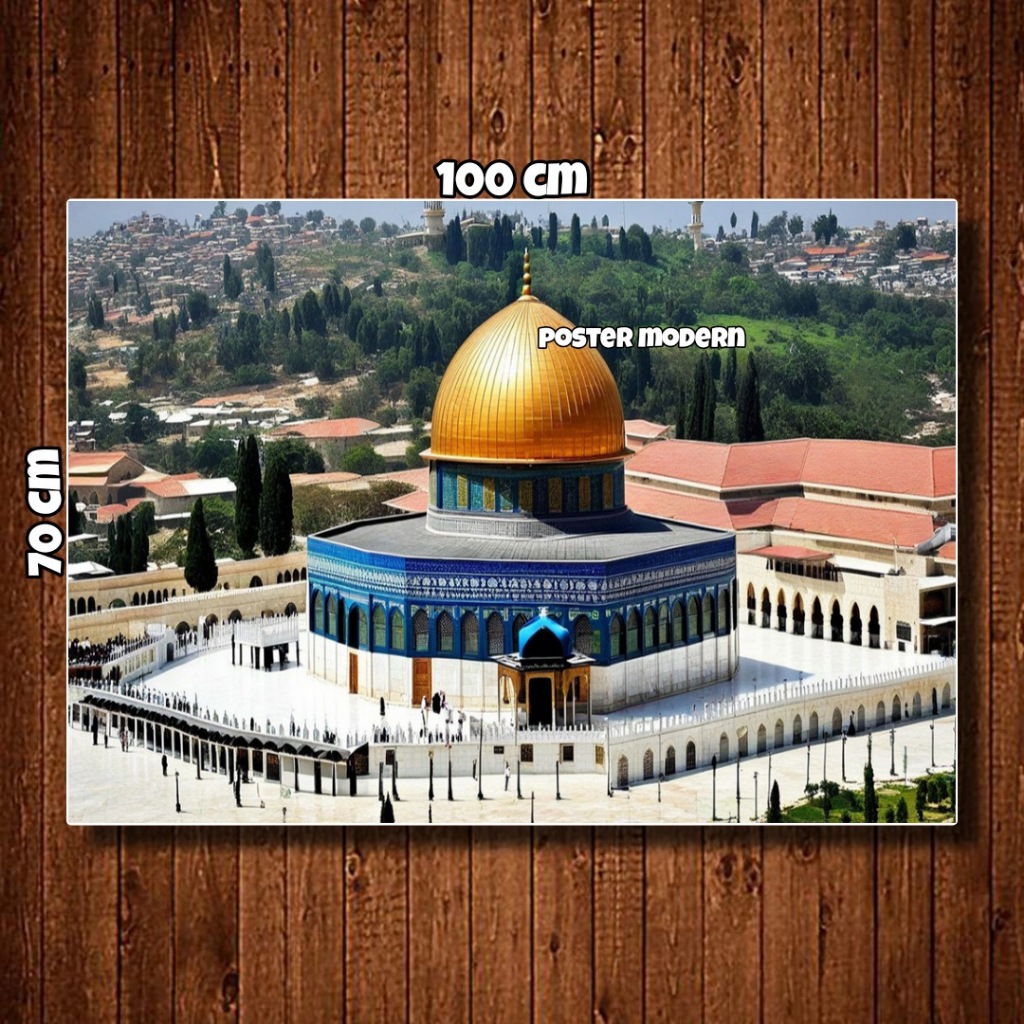 Painting poster Print BIG JUMBO al aqsa Mosque Code 95/al aqsa Mosque