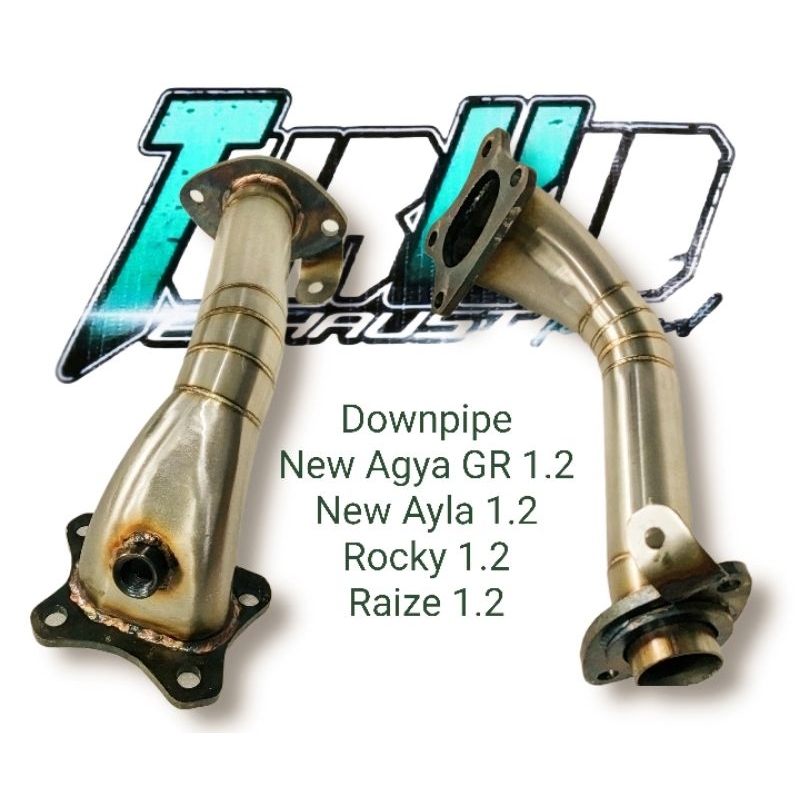 Downpipe Agya 1.2 Roky1.2 /Raize Downpip Racing Car Exhaust car exhaust ...