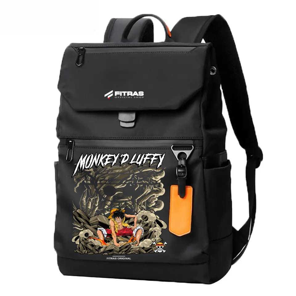 V3 - Waterproof Men's Backpack Anime Onepiece Monkey D Lutfy Backpack ...