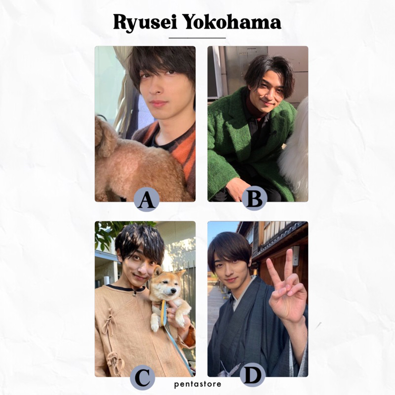 Japan Actor Photocard Ryusei Yokohama Fumiya Takashi Yamazaki
