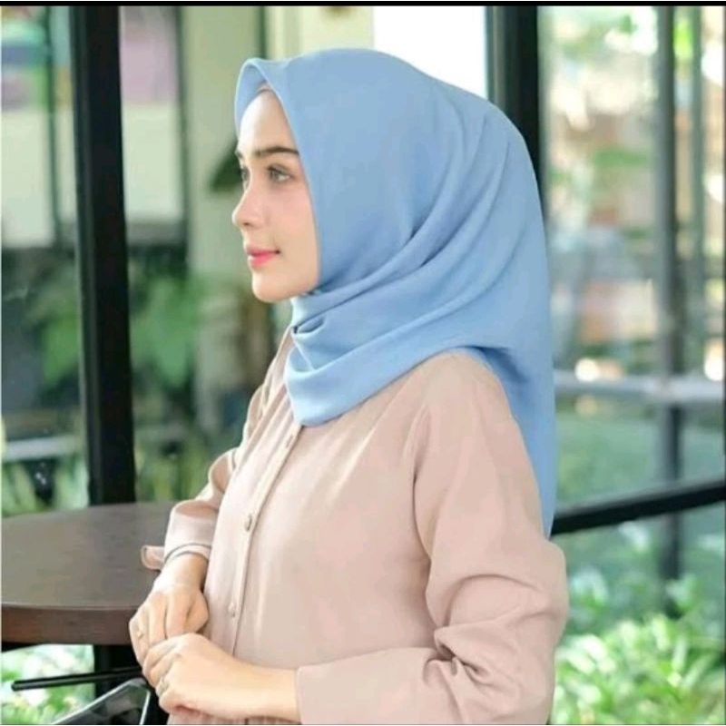 Hijab Square Baby Blue/Hijab Square Baby Blue/Hijab BLUESKY | Shopee ...