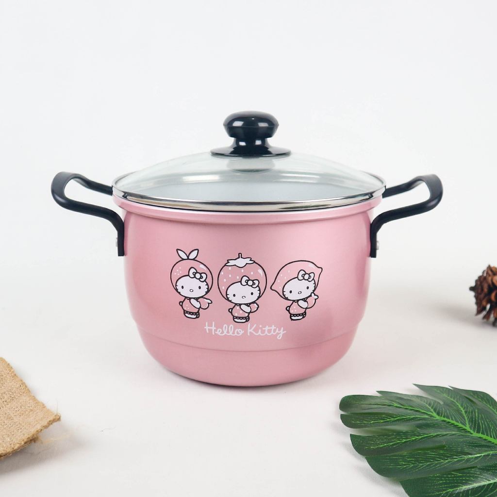 (LIVE Only) Maspion Panci Hello Kitty 18 DH Steamer - Pink/Panci ...