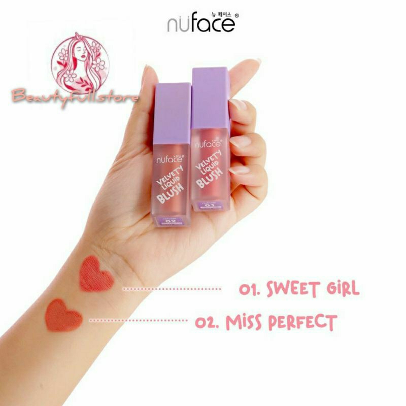 Nuface Velvety Liquid Blush | Blush On Liquid | Shopee Malaysia