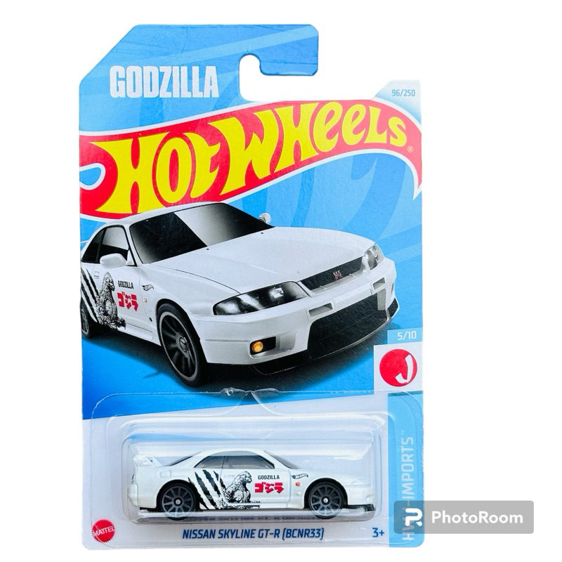 Nissan SKYLINE GT R BCNR33 GOZILLA HOTWHEELS ORIGINAL New HOT WHEEL ...