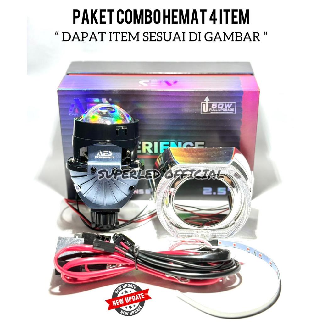 Bundling PACKAGE OF 4 ITEMS BILED TURBO AES SE EXPERIENCE 60 WATT ORI ...