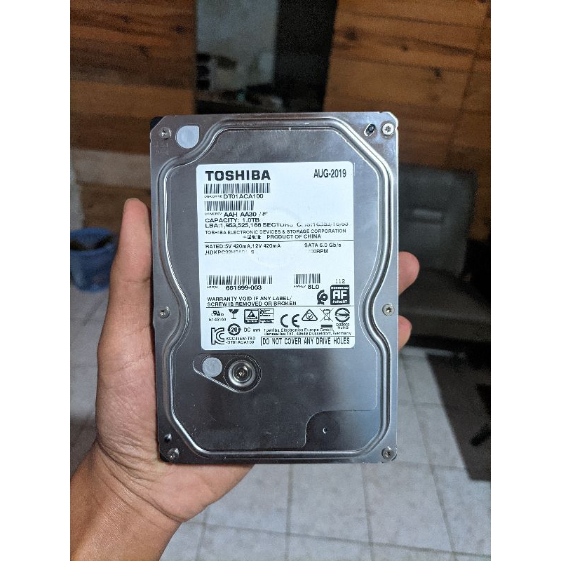 Black Toshiba 1 Tb Hard Disk At ₹ 3900/piece In Vasai | ID: 2830933173 - Foto 5