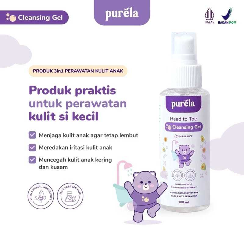 Purela Soothing Baby Cream Skincare Baby And Kids Moisturizing Skin 