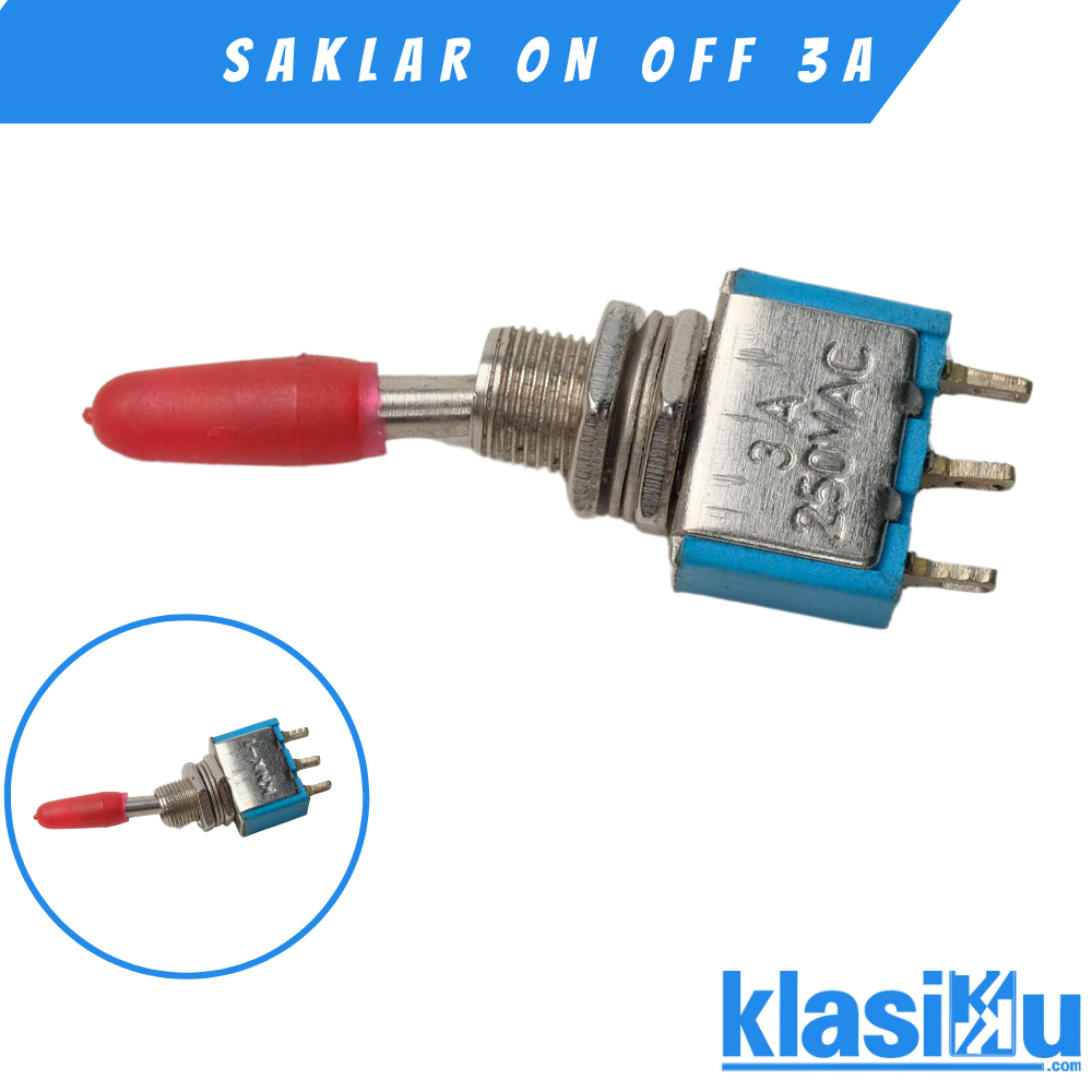 On Off Switch Toggle Switch Mini 3 Pin 3A 250VAC 220v | Shopee Malaysia