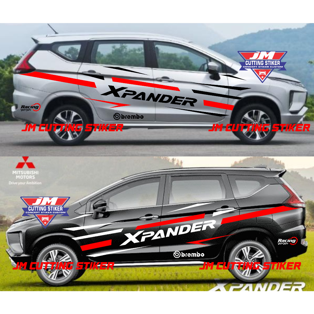 Xpander Car cutting Sticker mitsubishi xpander cross Car Side body