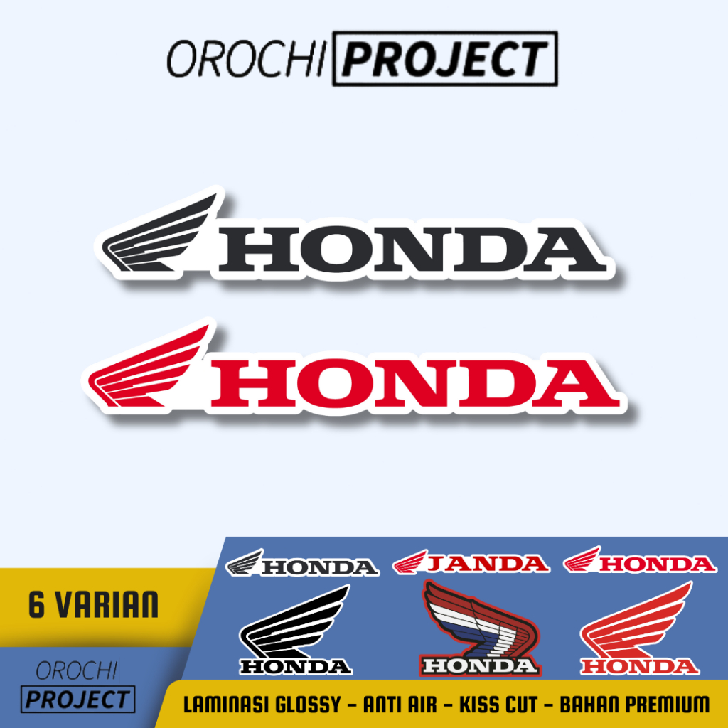 Orochi PROJECT Honda Sticker/Widow Motorcycle Sticker/Honda Logo