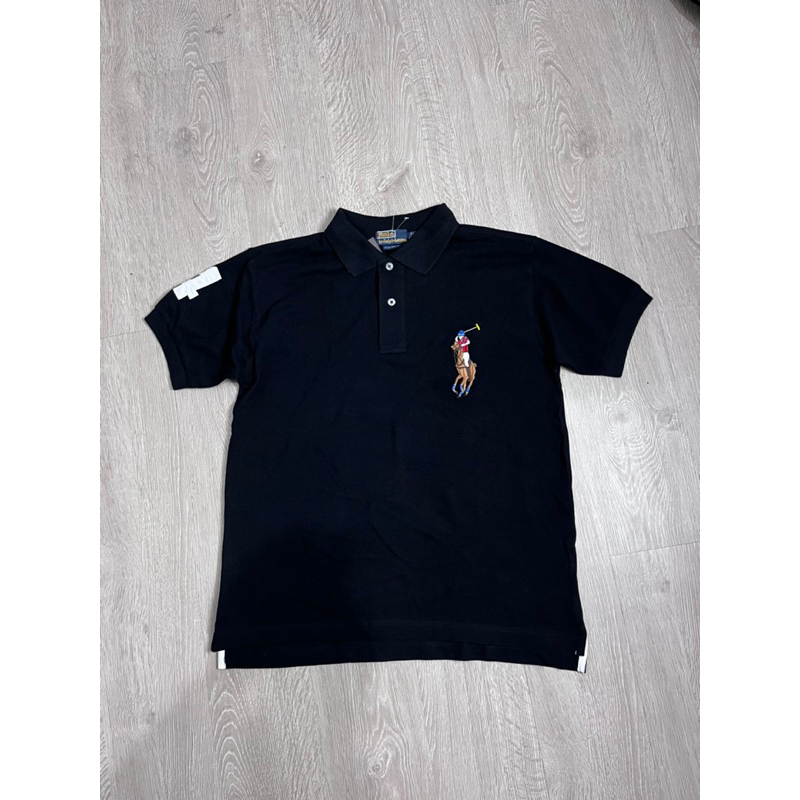 HITAM Original Black Ralph Lauren Boys Polo Collar T shirt Short Sleeve Wangki Boys T shirt Shopee Malaysia