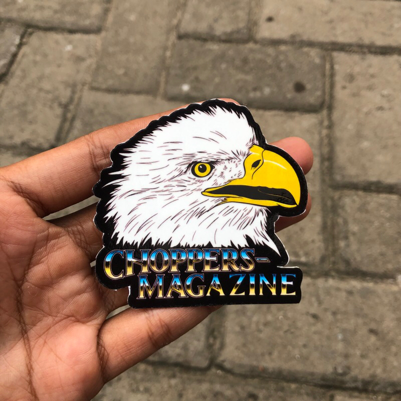 Eagle Magazine Chopper Sticker | Custom Calcer | Shopee Malaysia